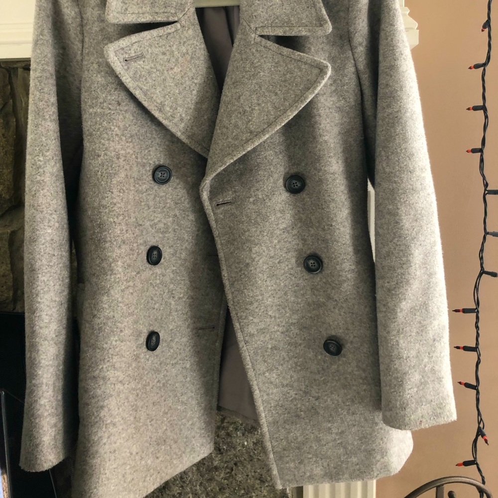 Old navy grey coat